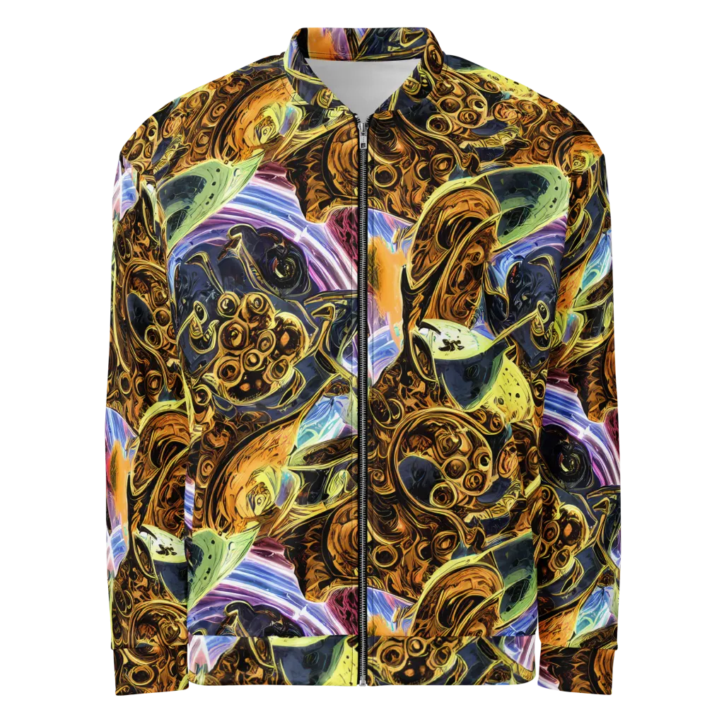 Aurum Rapture on Bomber Jacket — Front