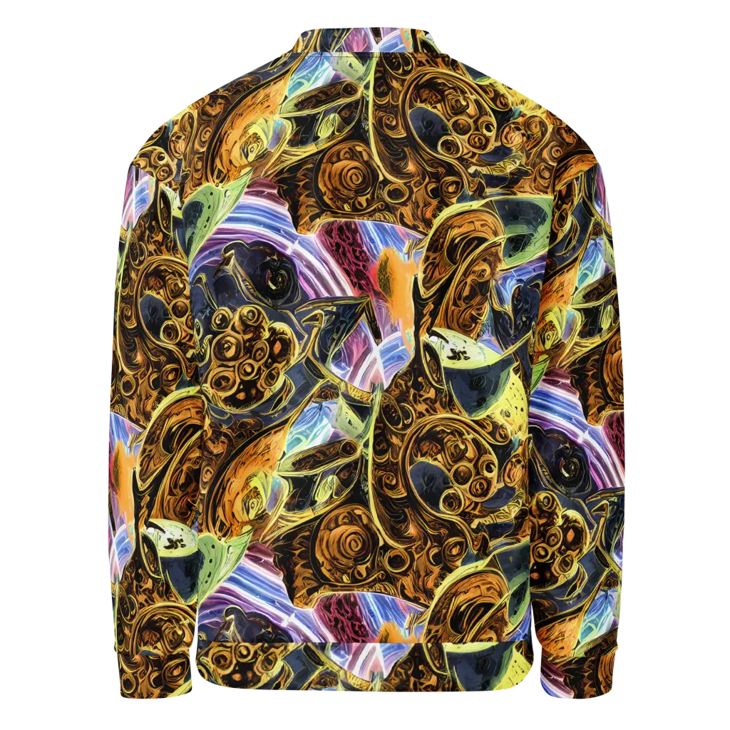 Aurum Rapture on Bomber Jacket — Back