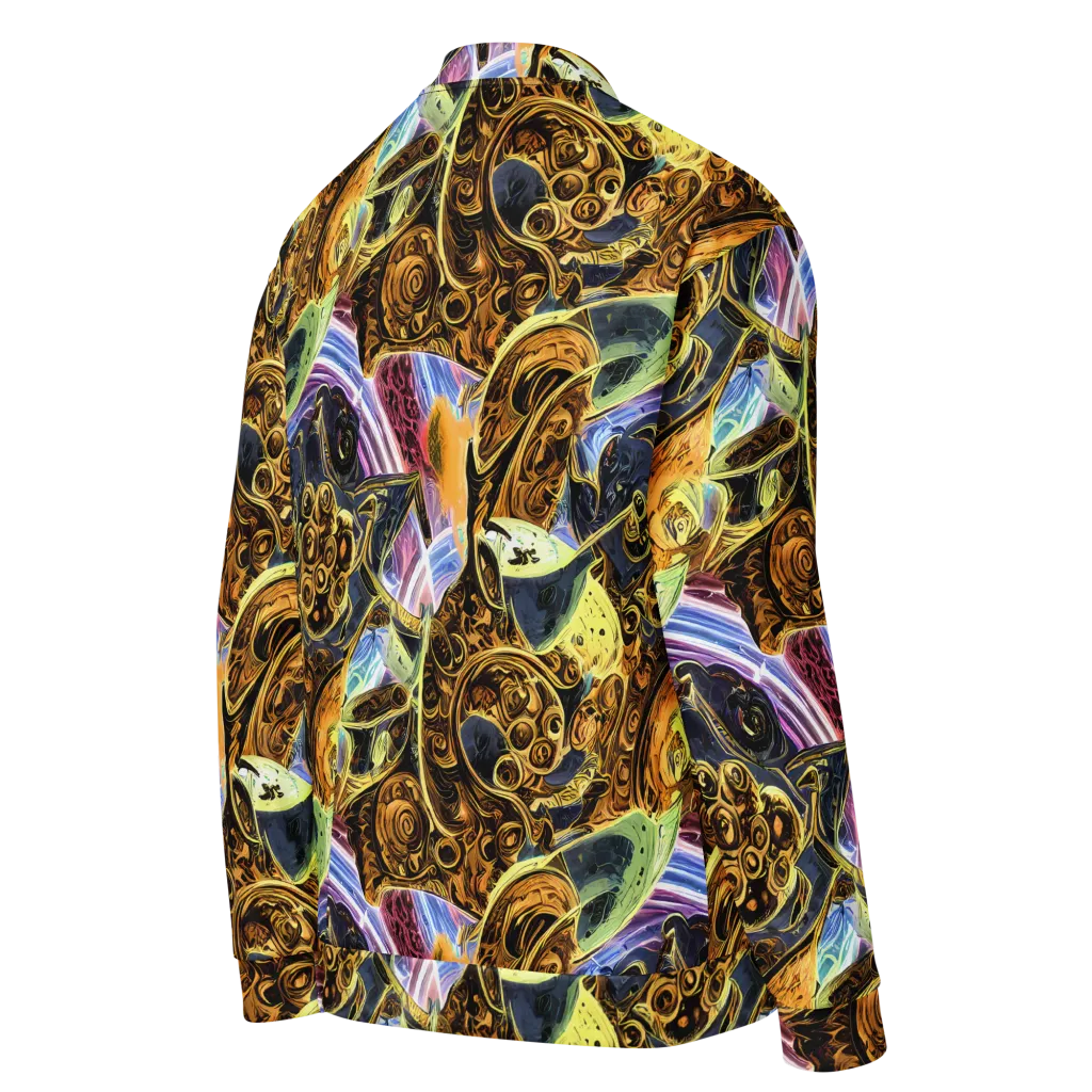 Aurum Rapture on Bomber Jacket — Right Back