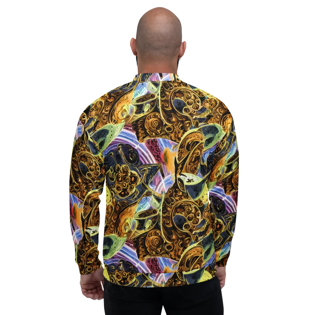 Aurum Rapture on Bomber Jacket — Back