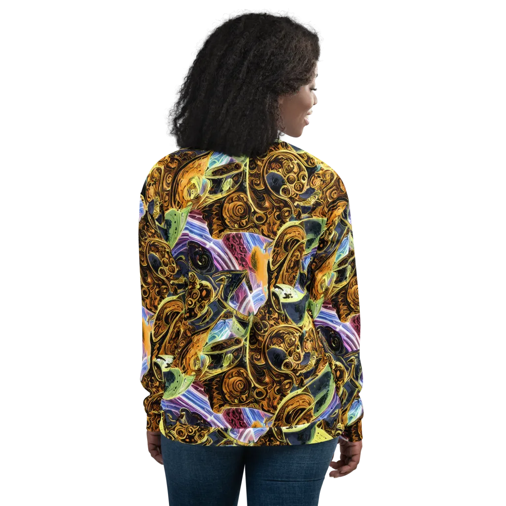 Aurum Rapture on Bomber Jacket — Back