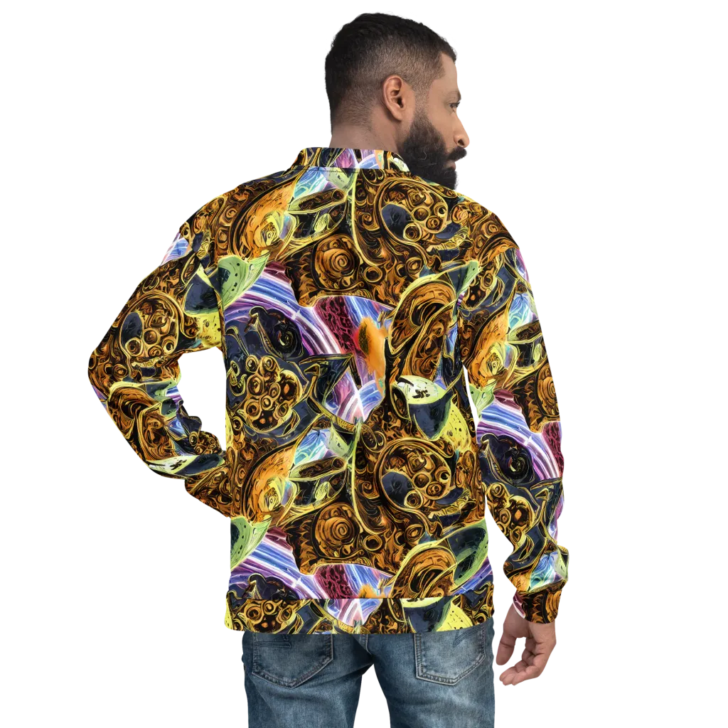 Aurum Rapture on Bomber Jacket — Back