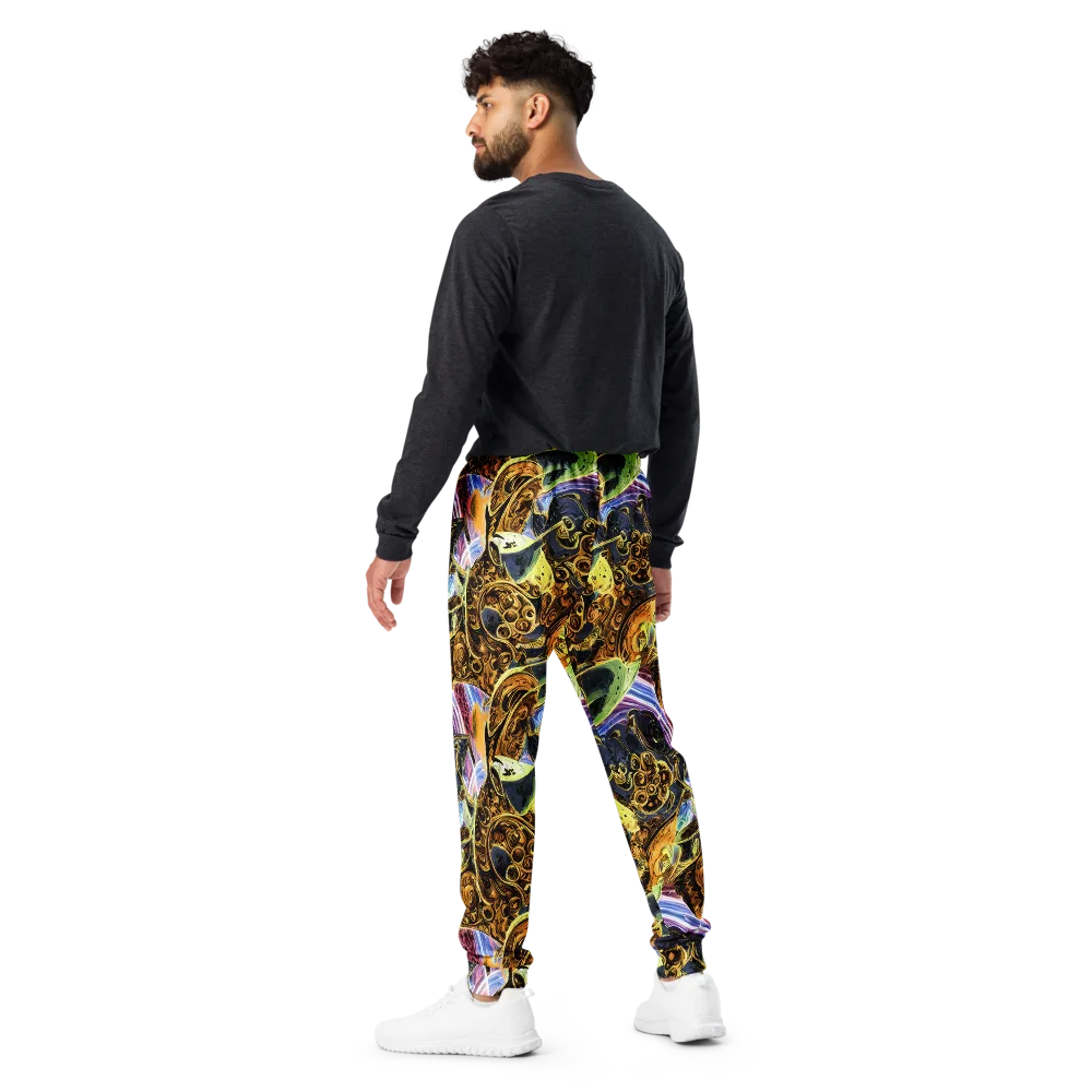 Aurum Rapture on Men's Joggers — Back