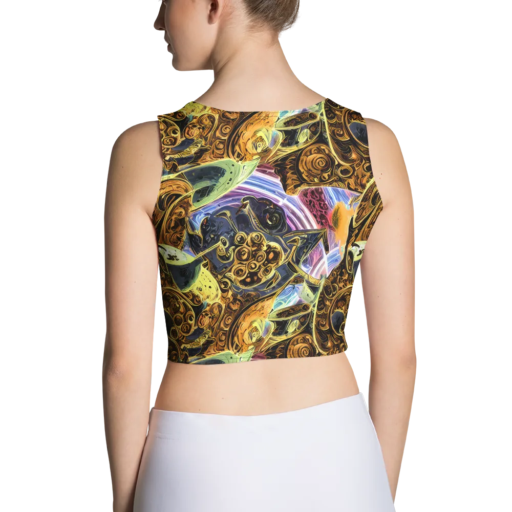 Aurum Rapture on Crop Top — Back