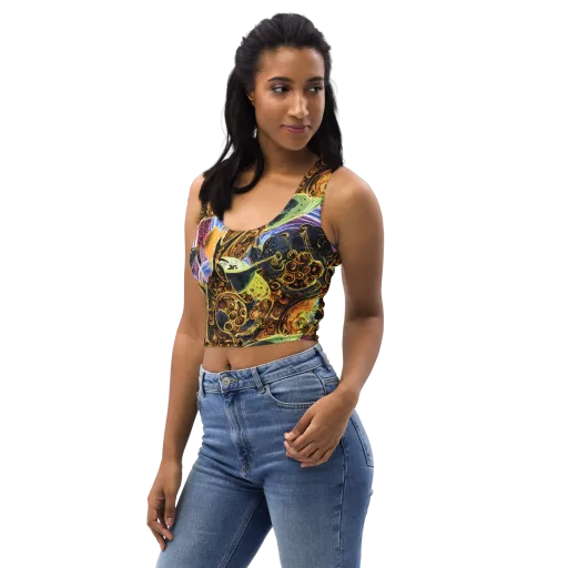 Aurum Rapture on a Crop Top