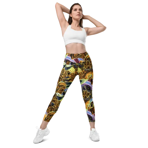 Aurum Rapture on a Leggings with Pockets