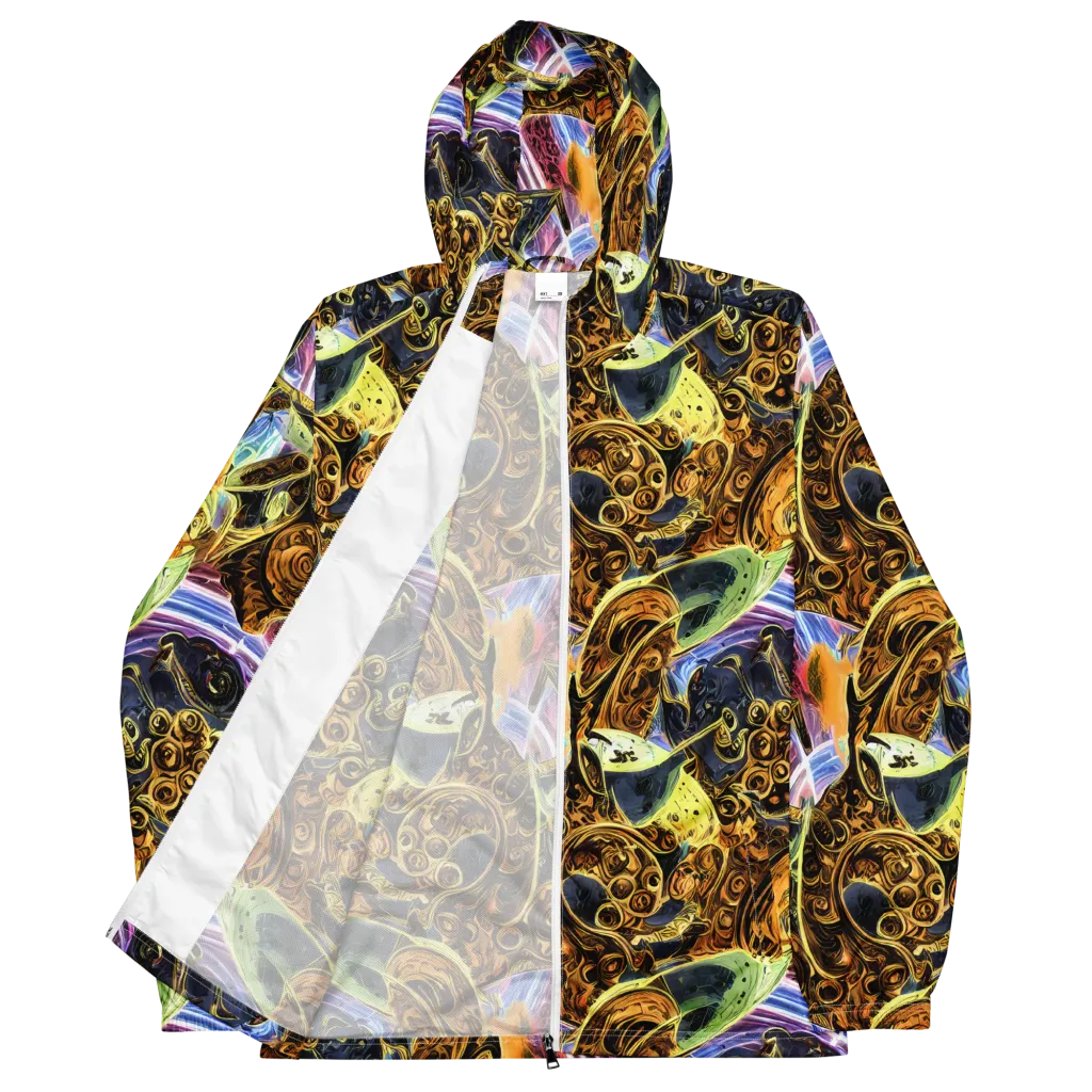 Aurum Rapture on Men's Windbreaker — Front