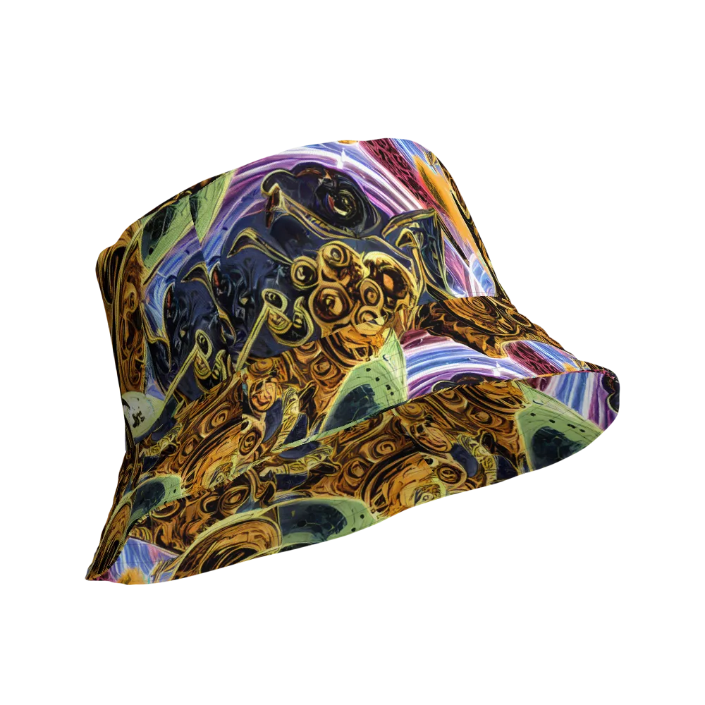Aurum Rapture on Reversible Bucket Hat — Product details Outside