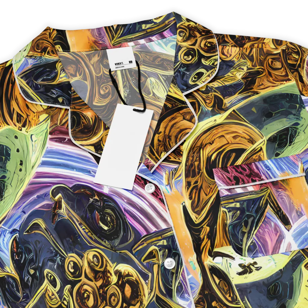 Aurum Rapture on Women's Short Sleeve Pajama Top — Product details