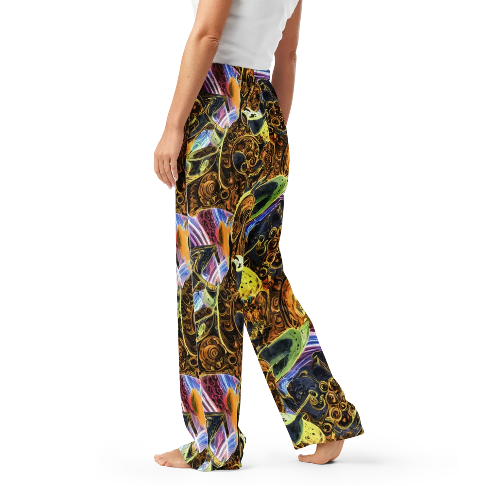 Aurum Rapture on Women's Pajama Pants — Left