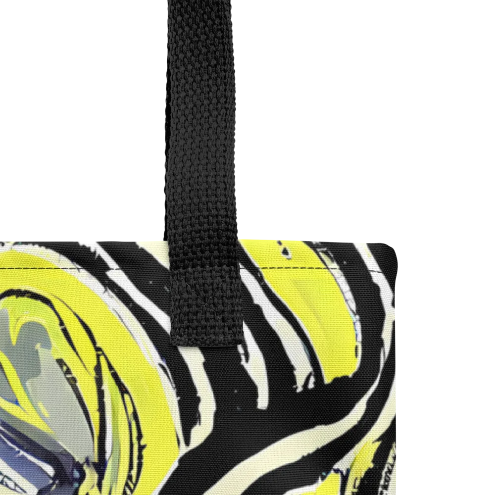 Blacklight Ribbons on Tote Bag — Product details