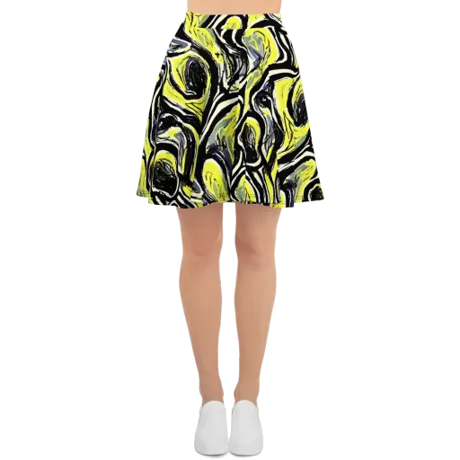 Blacklight Ribbons on a Skater Skirt