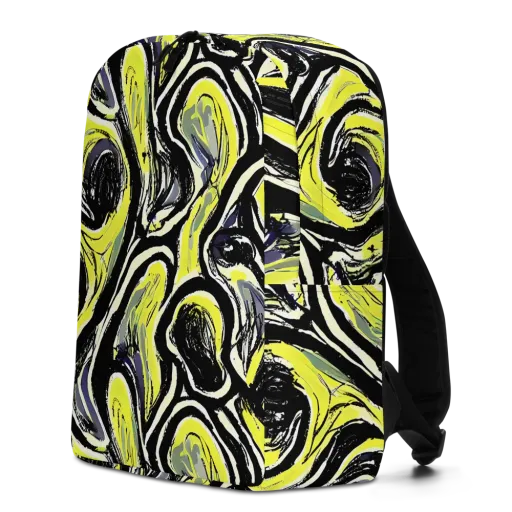 Blacklight Ribbons on a Minimalist Backpack