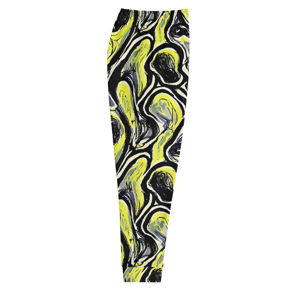 Blacklight Ribbons on Men's Joggers — Right