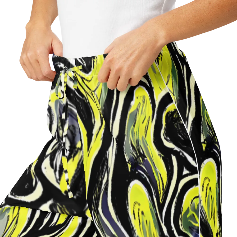 Blacklight Ribbons on Women's Pajama Pants — Product details