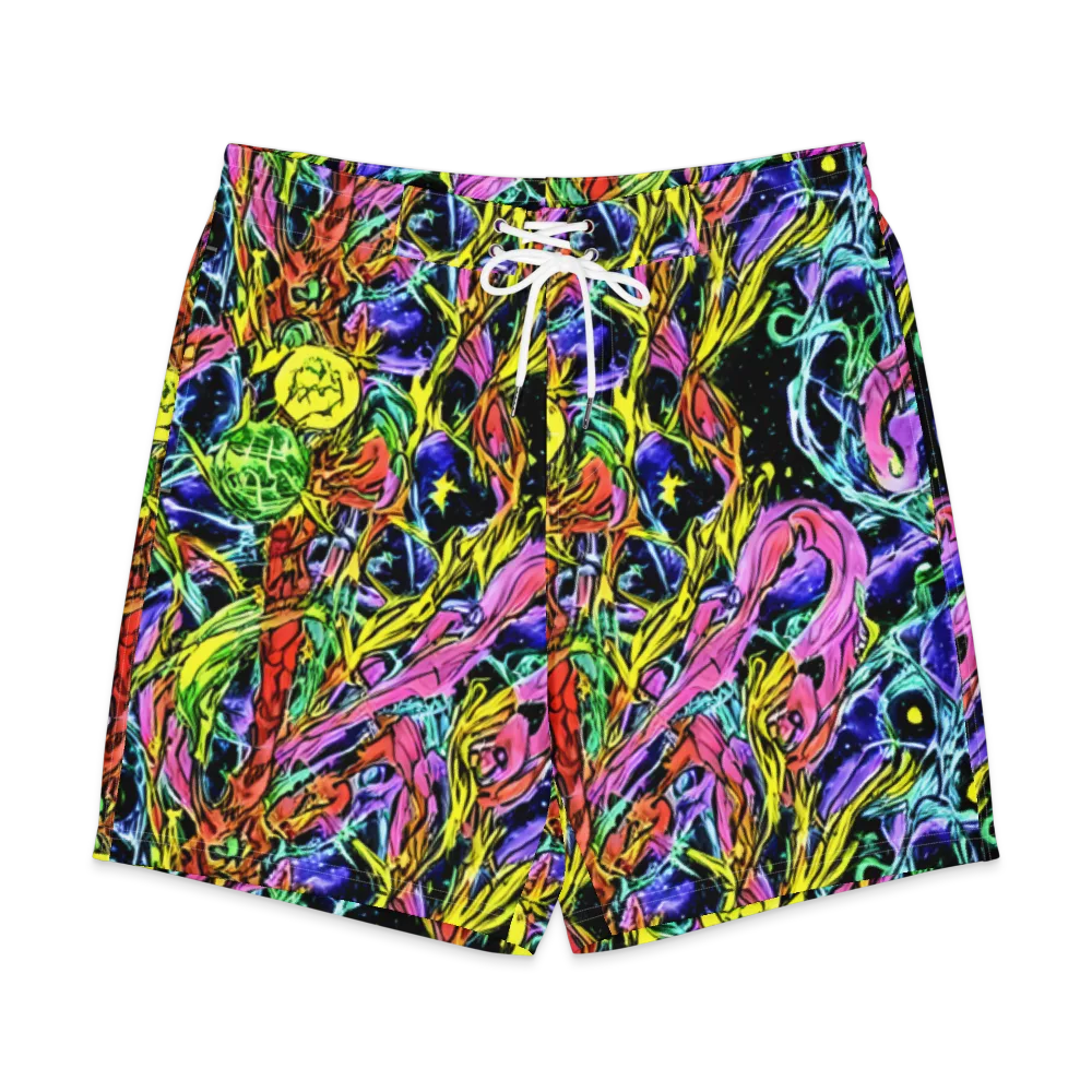 Astral Plumage on Men's Board Shorts — Front