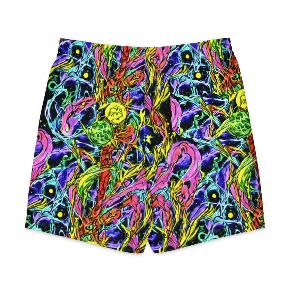 Astral Plumage on Men's Board Shorts — Back