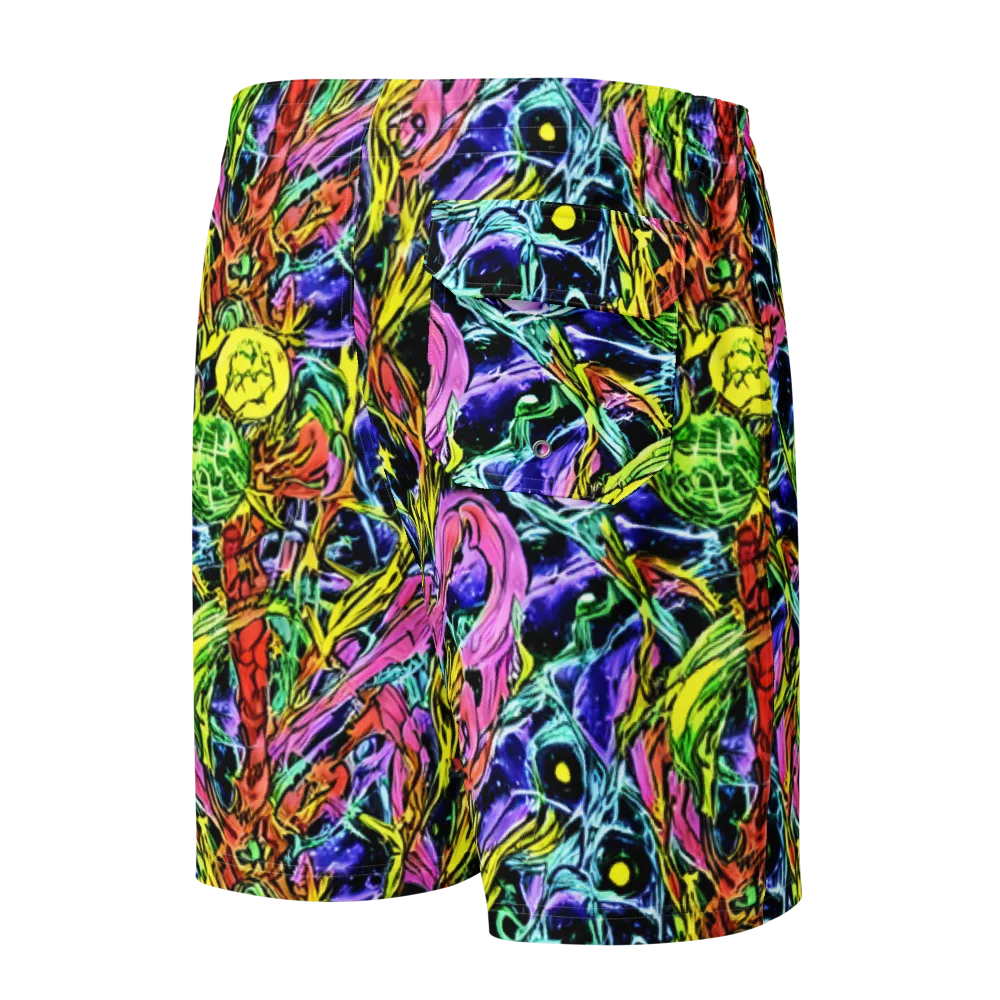 Astral Plumage on Men's Board Shorts — Back