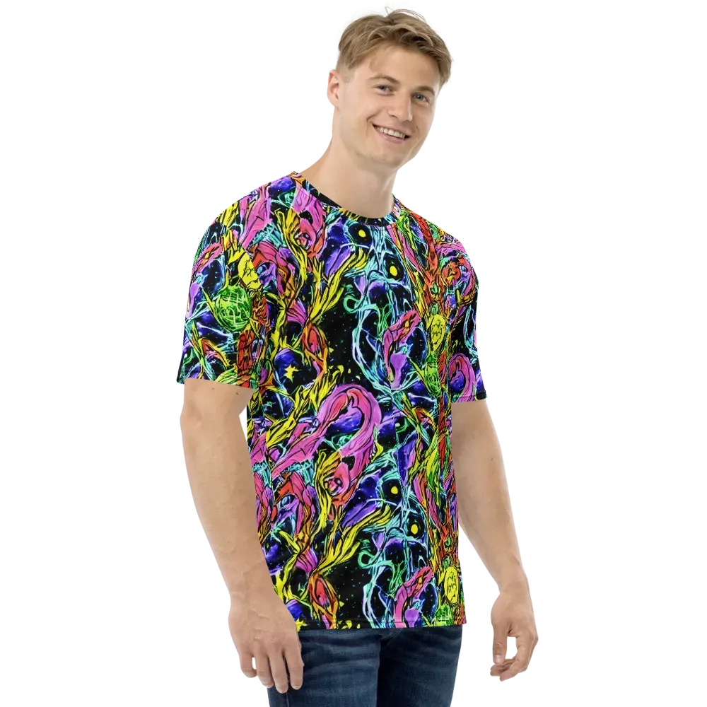 Astral Plumage on Men's Crew Neck T-Shirt — Right