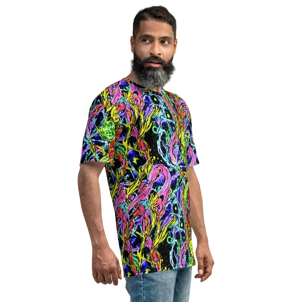 Astral Plumage on Men's Crew Neck T-Shirt — Right