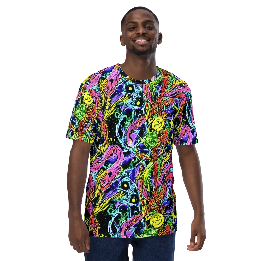 Astral Plumage on Men's Crew Neck T-Shirt — Front