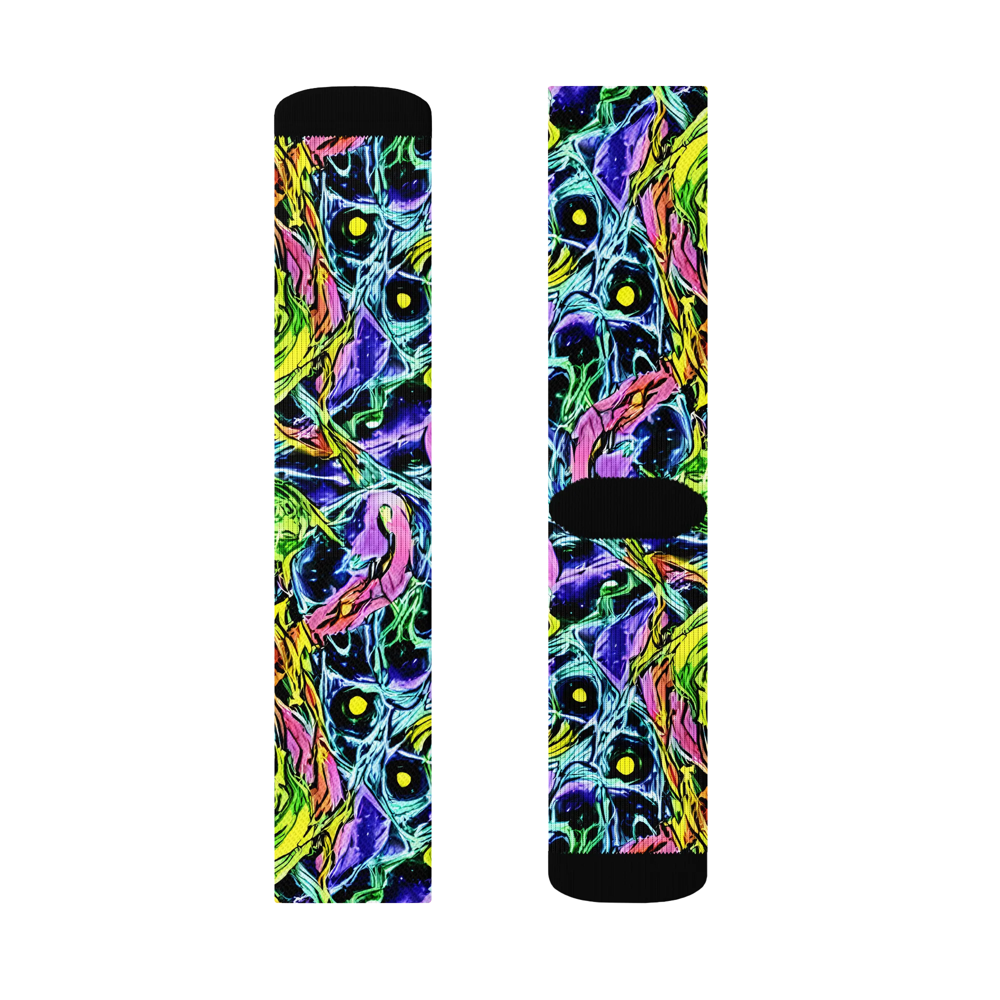 Astral Plumage on Socks — Left Sock