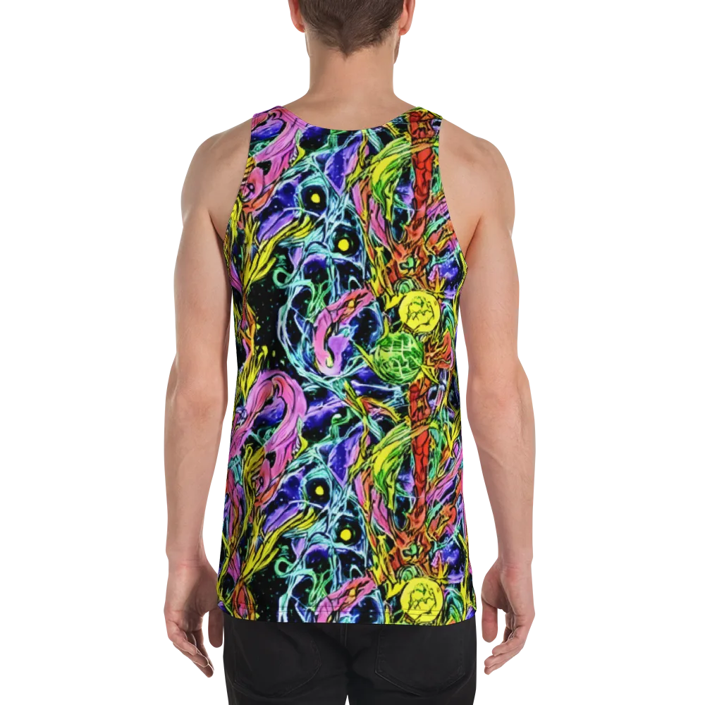 Astral Plumage on Men's Tank Top — Back