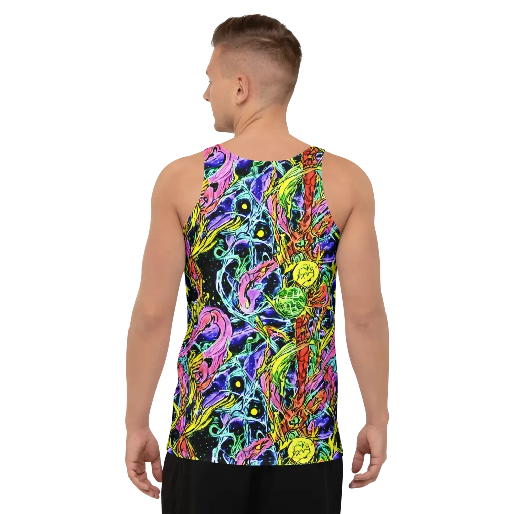 Astral Plumage on Men's Tank Top — Back