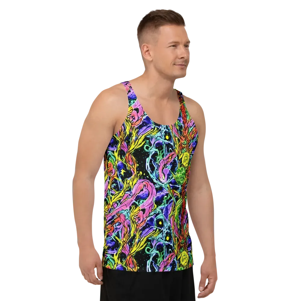 Astral Plumage on Men's Tank Top — Right Front