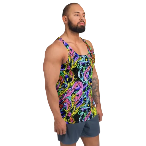 Astral Plumage on a Men's Tank Top