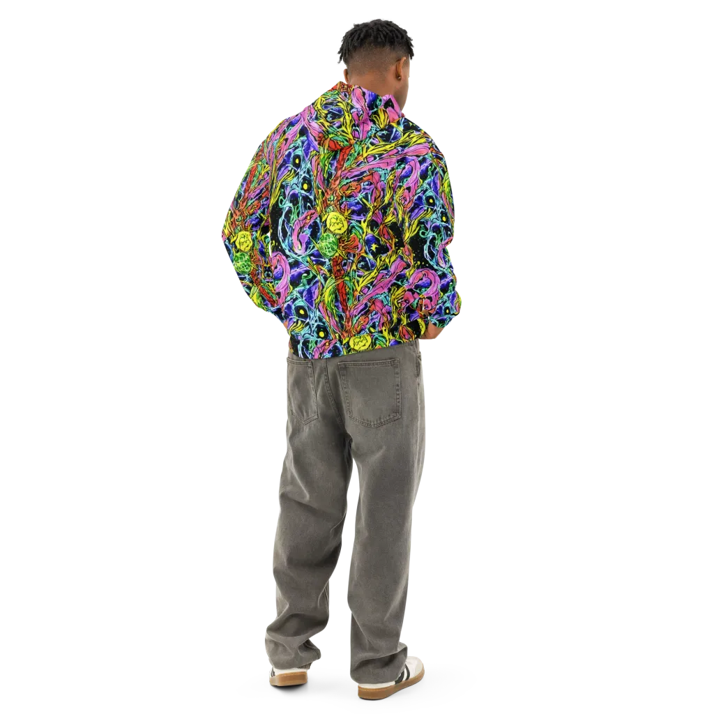 Astral Plumage on Cotton Hoodie — Back