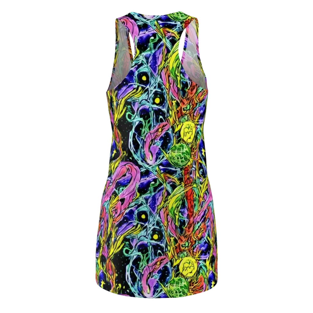 Astral Plumage on Racerback Dress — Back
