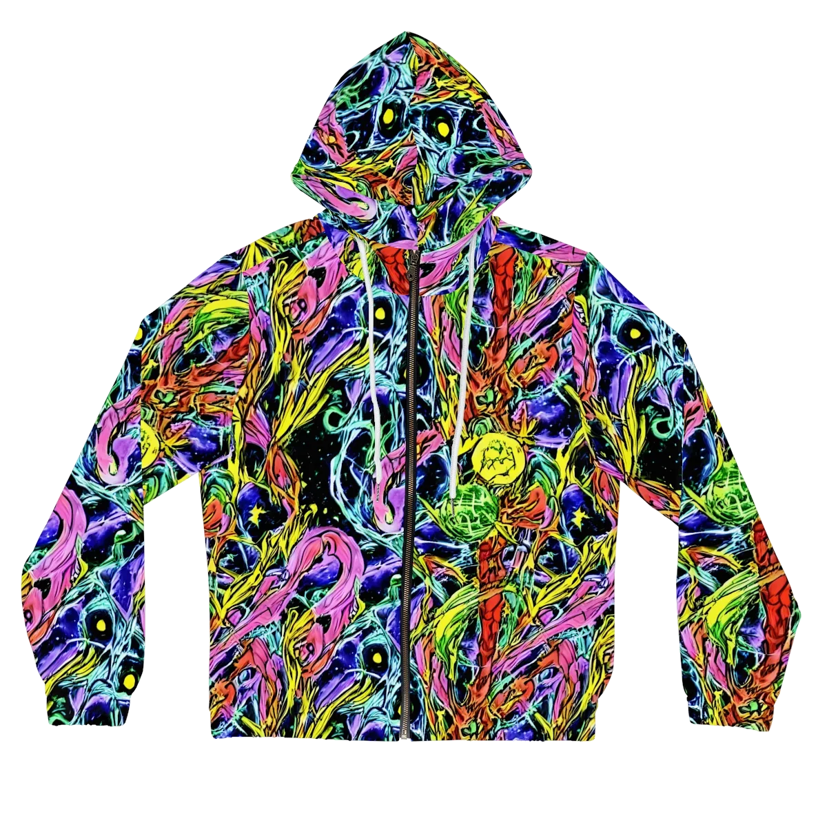 Astral Plumage on Women's Full-Zip Hoodie — Front