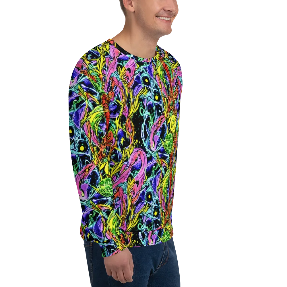 Astral Plumage on Sweatshirt — Right Front
