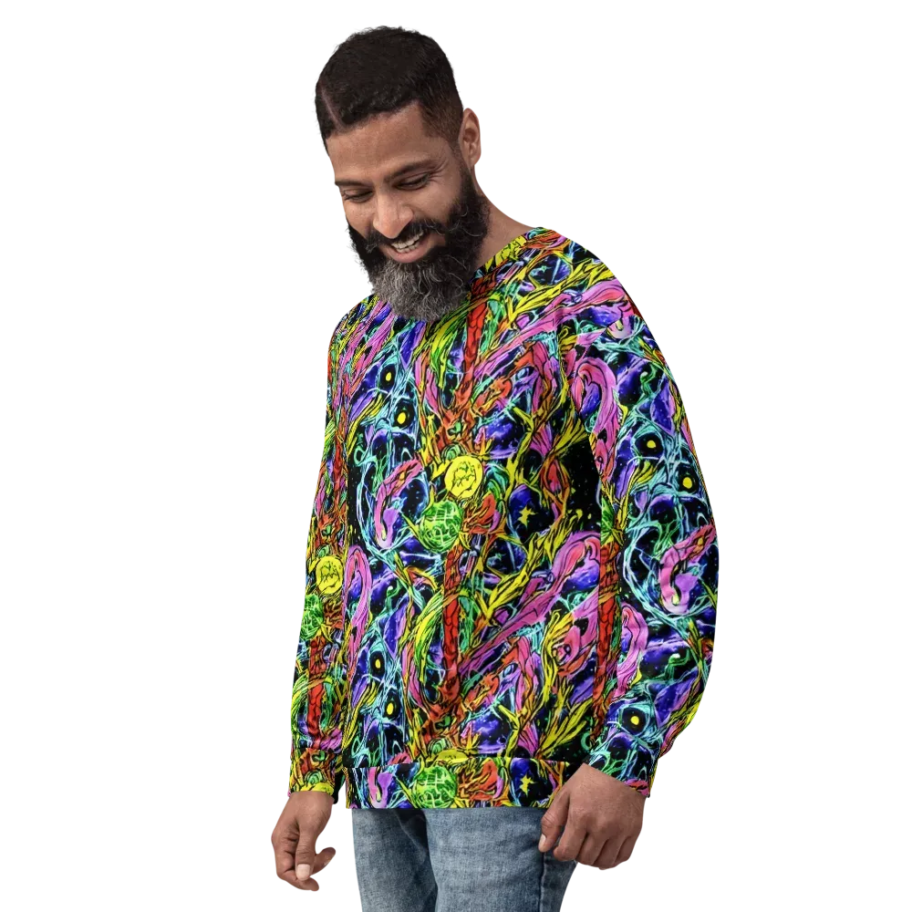 Astral Plumage on Sweatshirt — Left Front