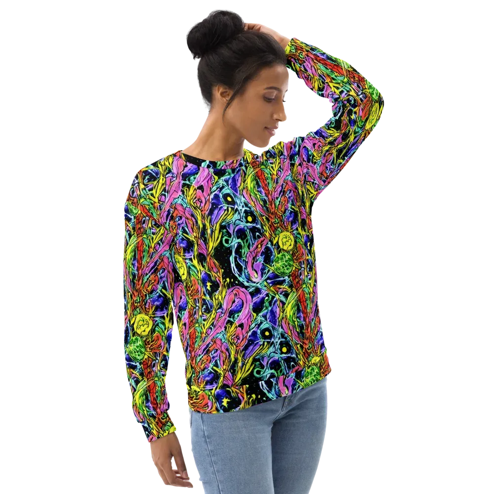 Astral Plumage on Sweatshirt — Right Front