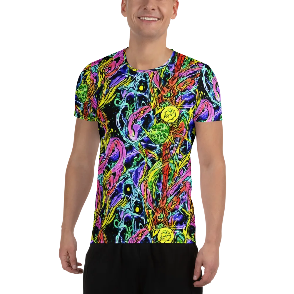 Astral Plumage on Men's Athletic T-Shirt — Front