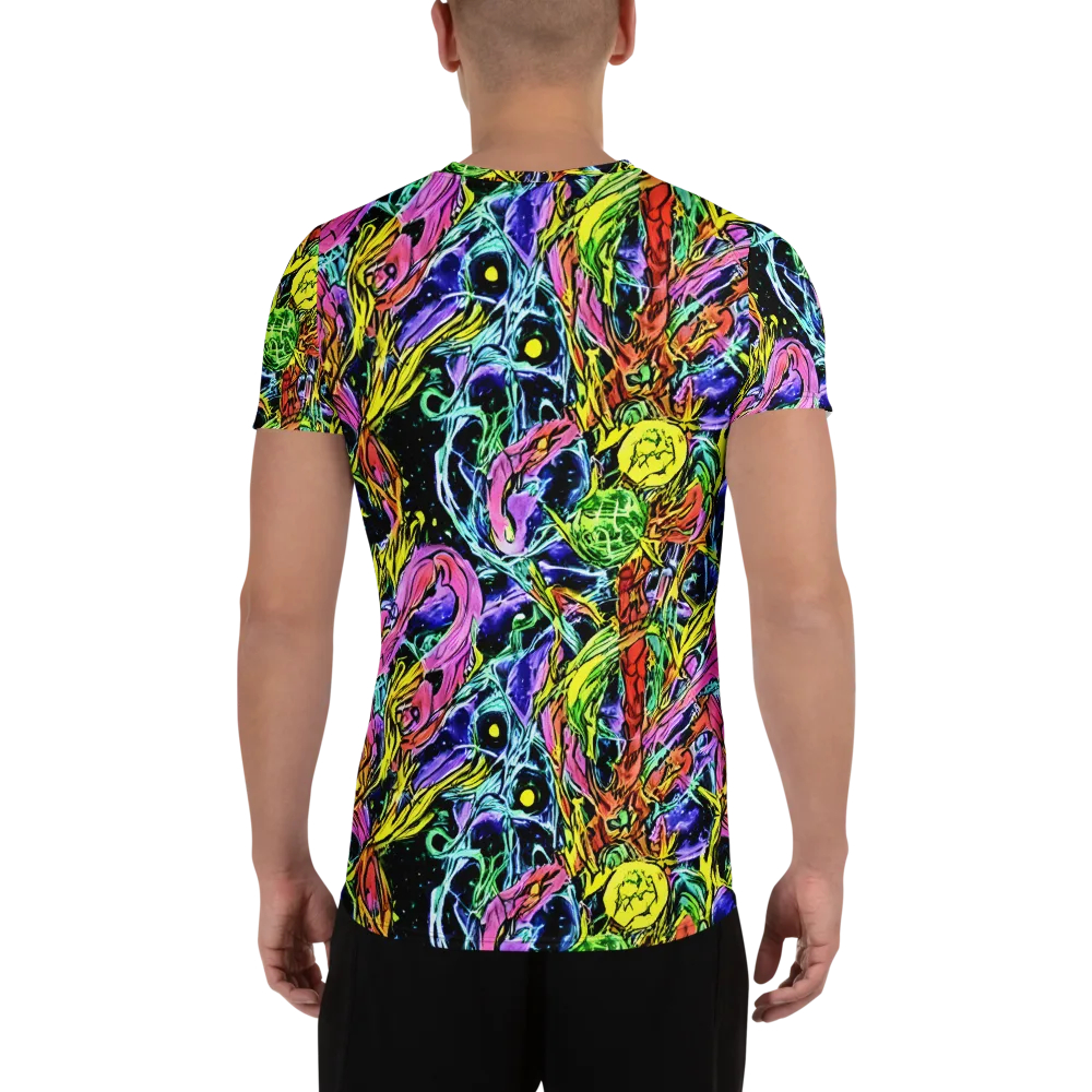 Astral Plumage on Men's Athletic T-Shirt — Back