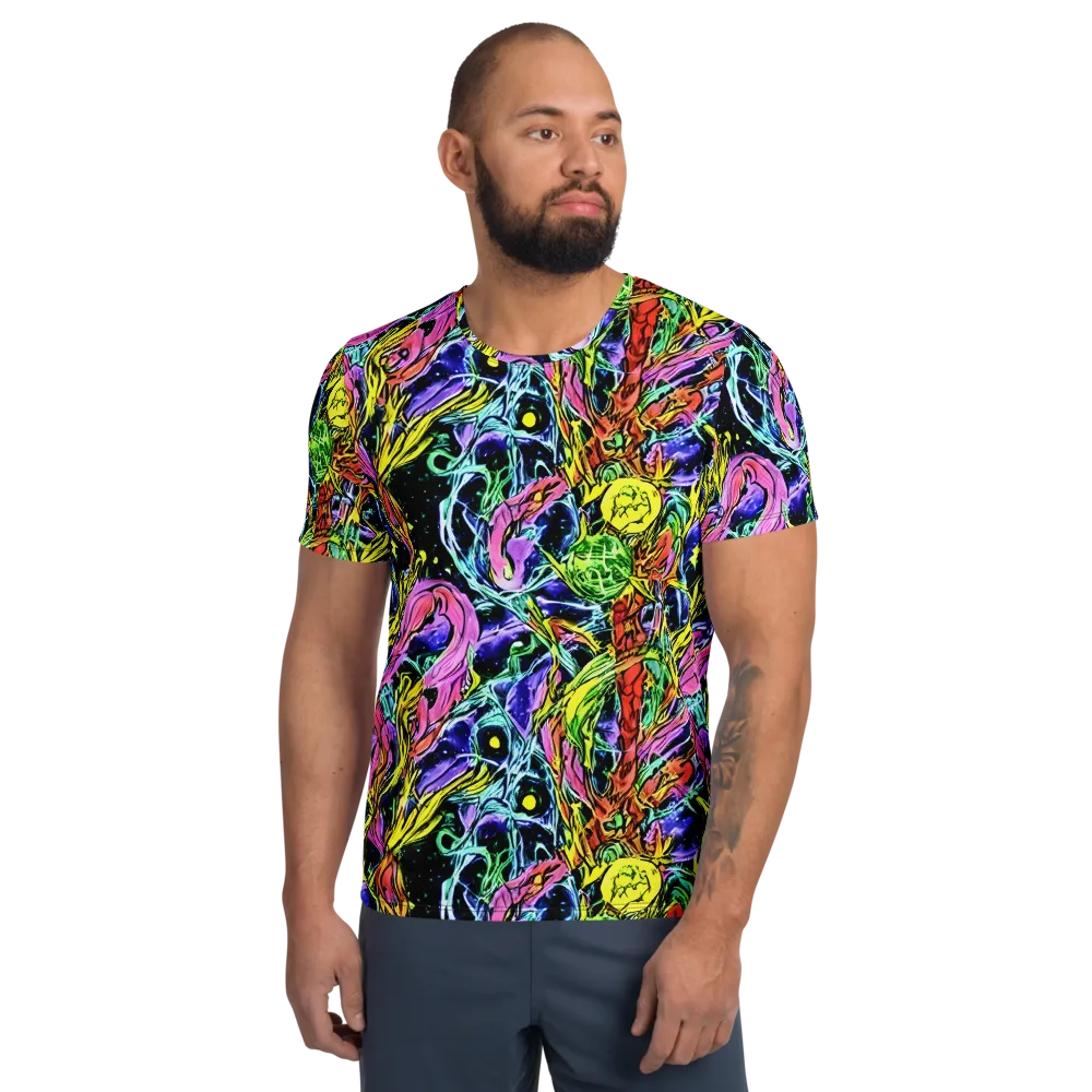 Astral Plumage on Men's Athletic T-Shirt — Front