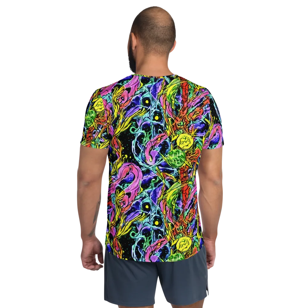 Astral Plumage on Men's Athletic T-Shirt — Back