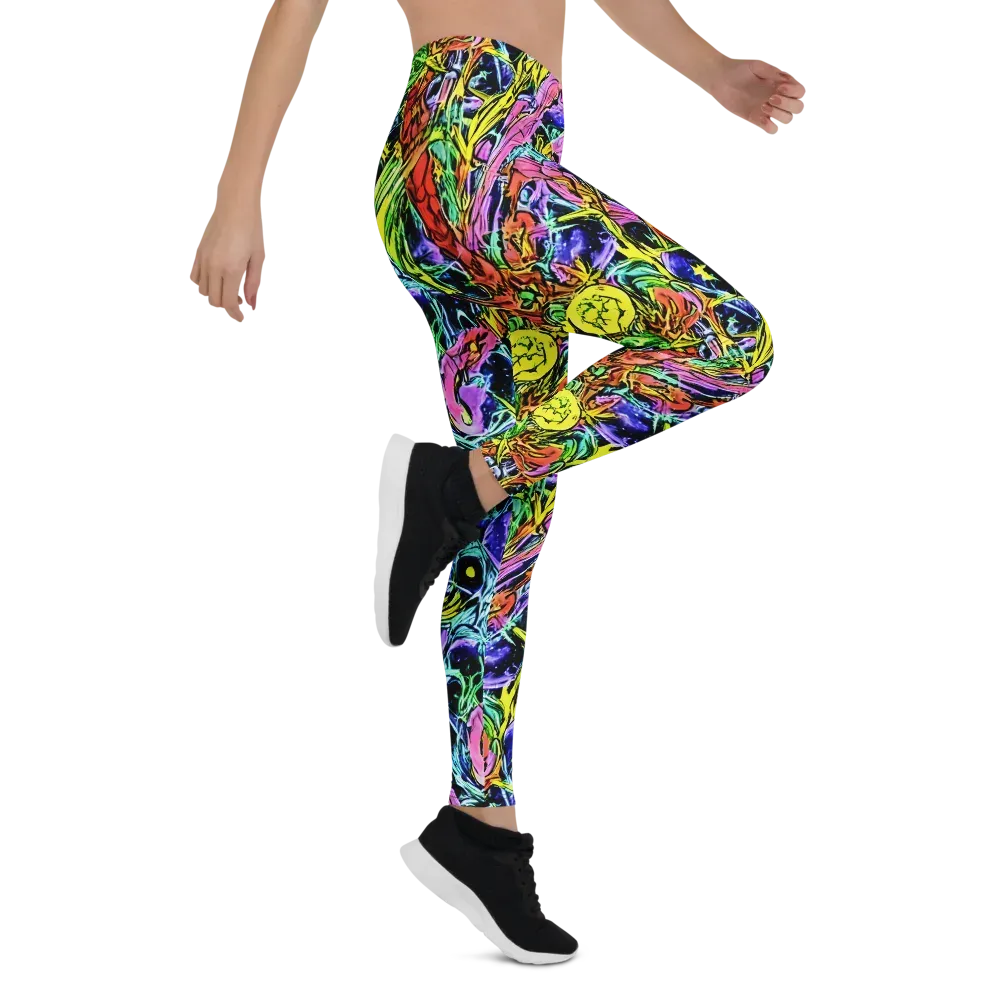 Astral Plumage on Leggings — Right