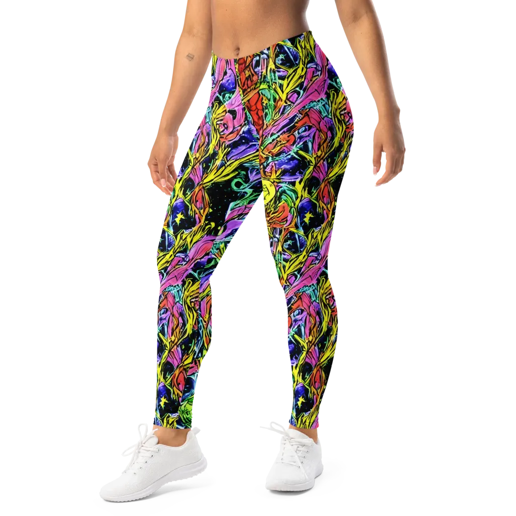 Astral Plumage on Leggings — Left Front