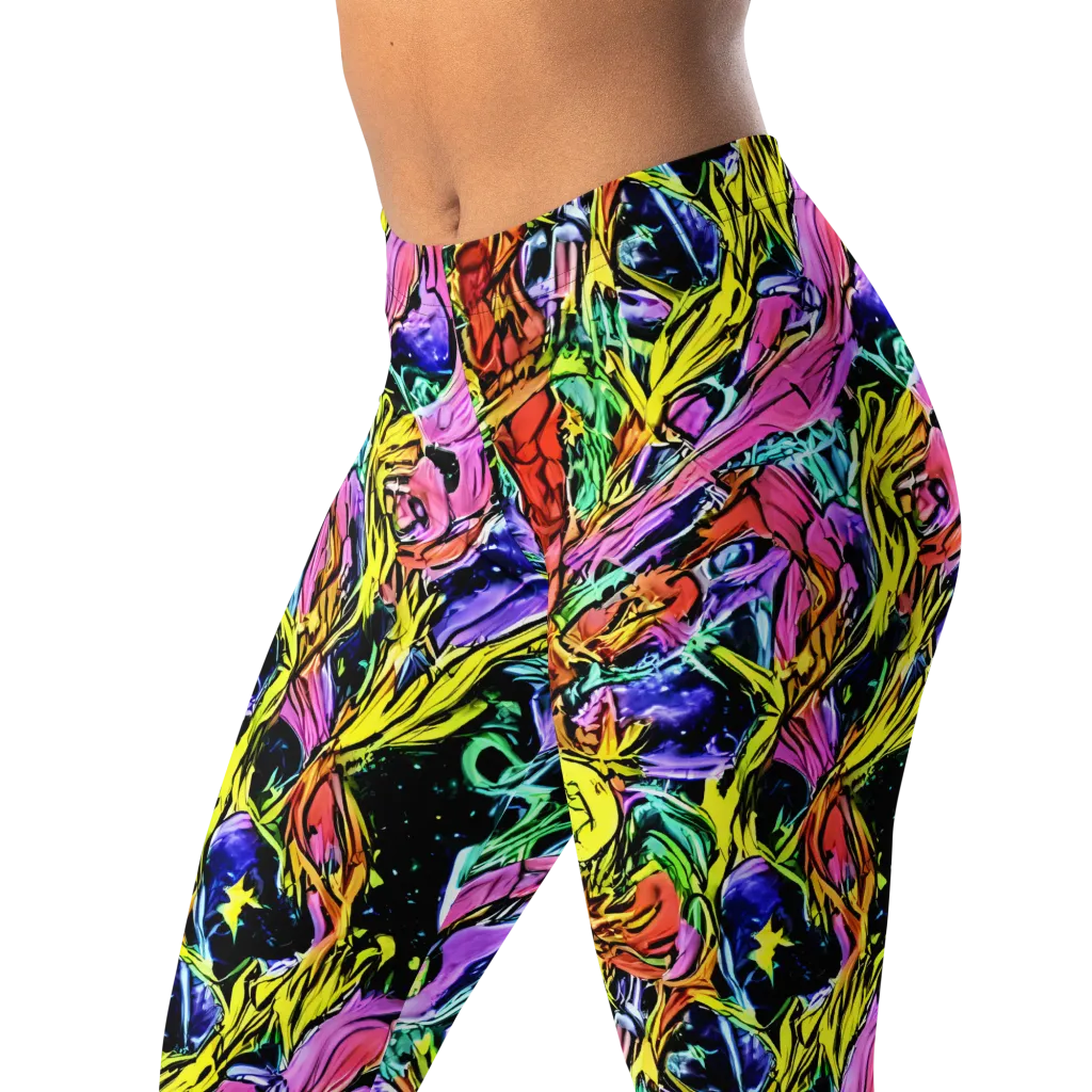 Astral Plumage on Leggings — Left Front