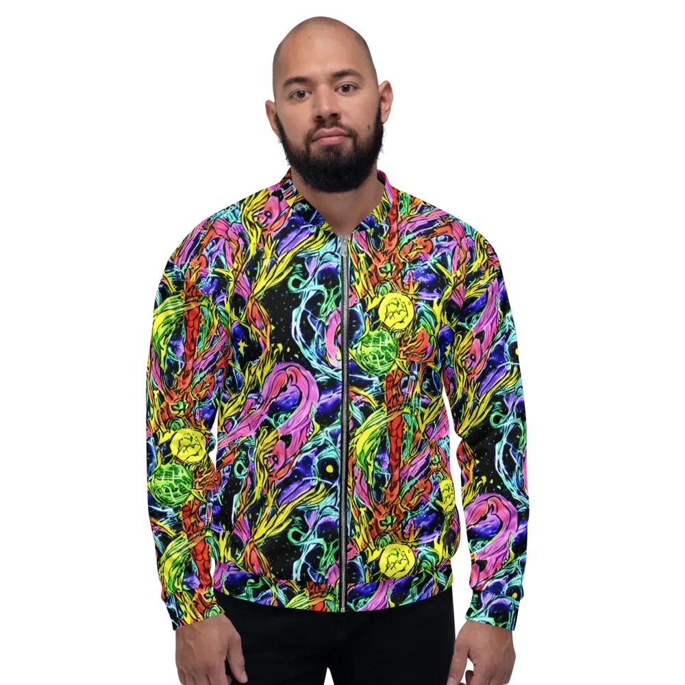 Astral Plumage on Bomber Jacket — Front