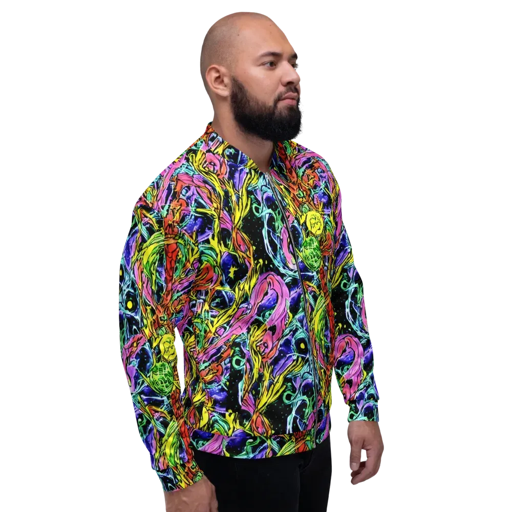 Astral Plumage on Bomber Jacket — Right