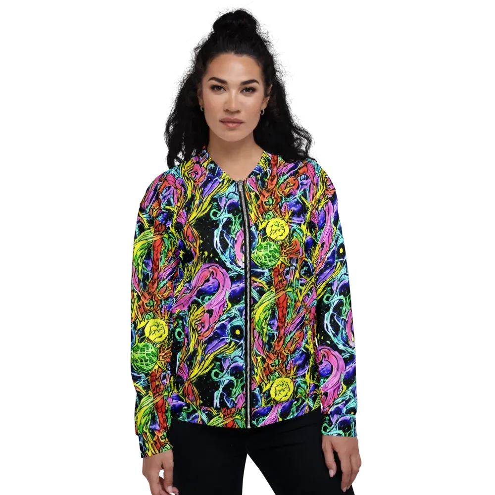 Astral Plumage on Bomber Jacket — Front