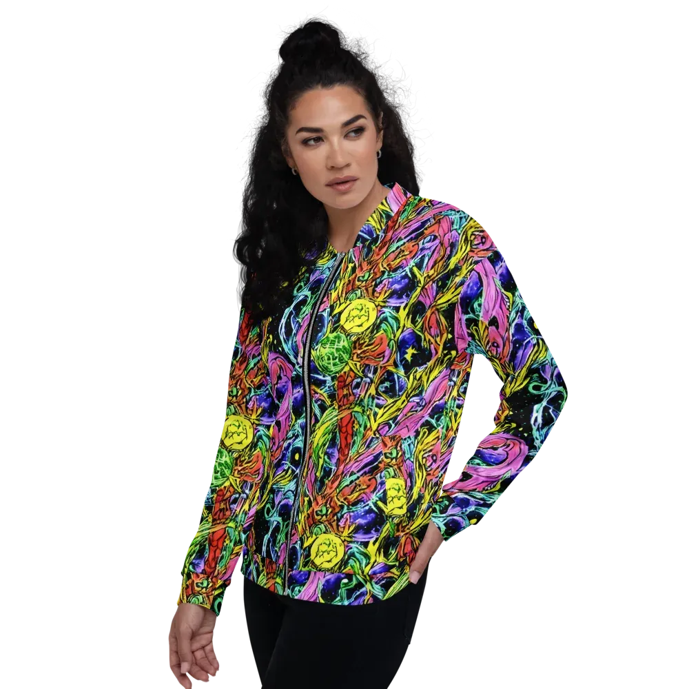 Astral Plumage on Bomber Jacket — Left