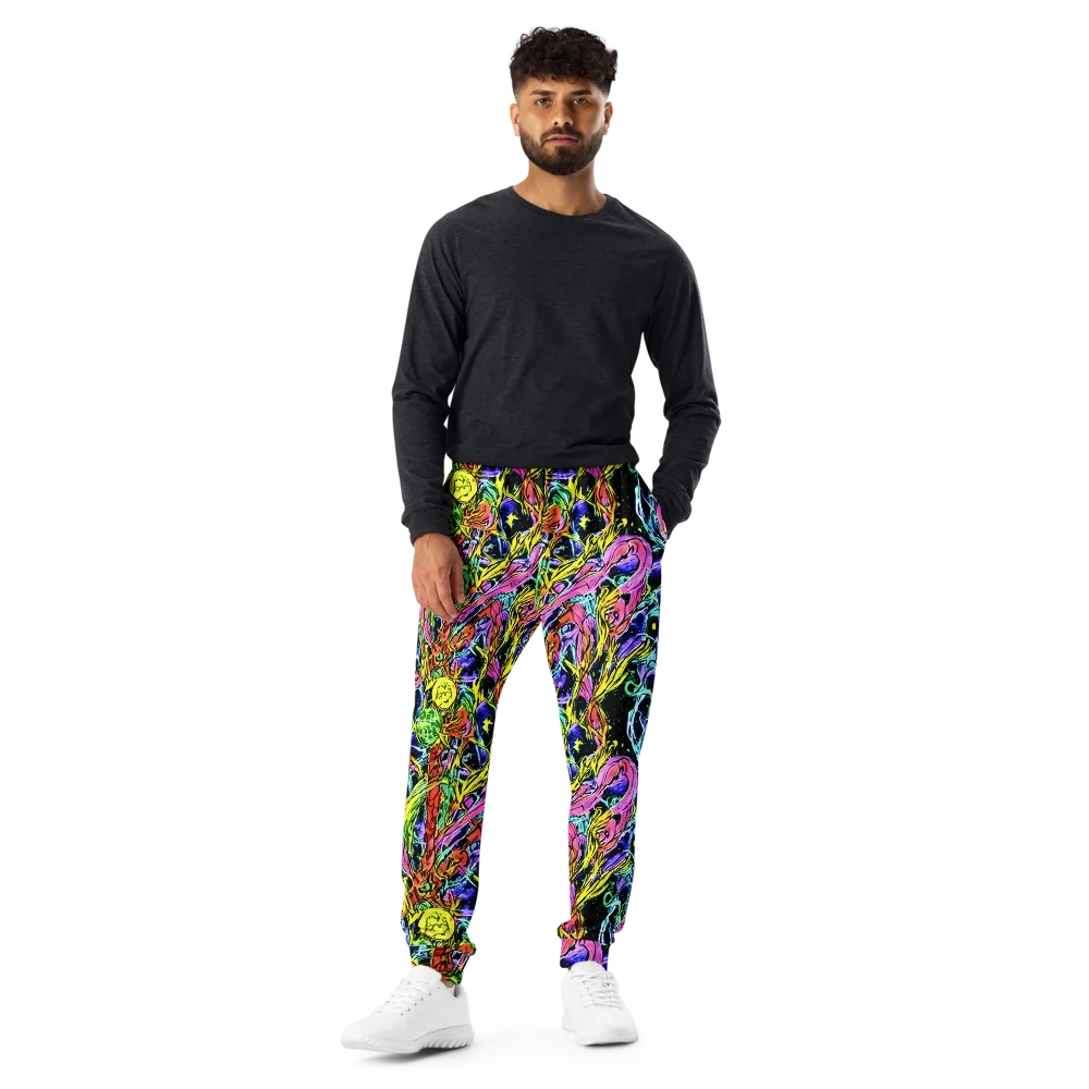 Astral Plumage on Men's Joggers — Front