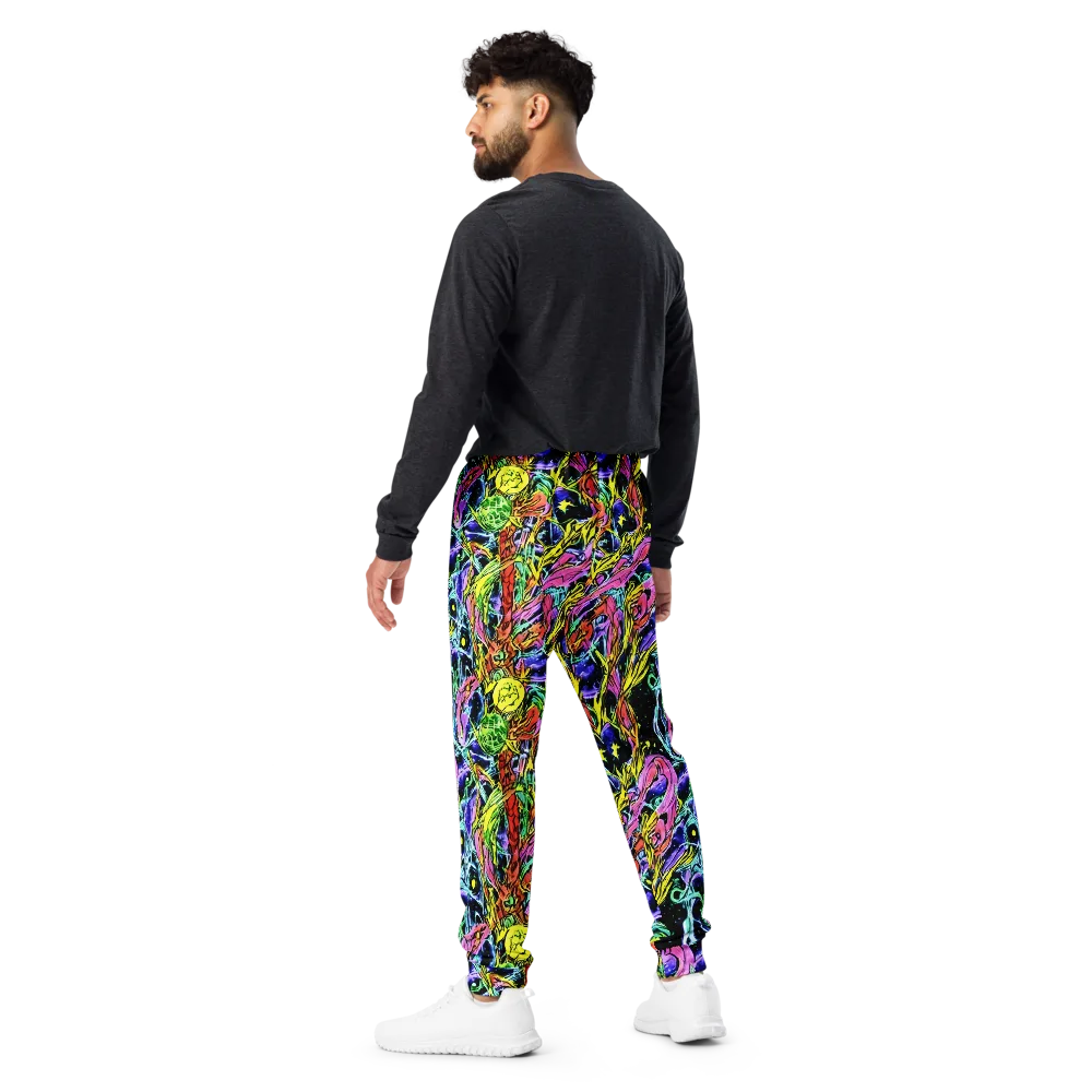 Astral Plumage on Men's Joggers — Back