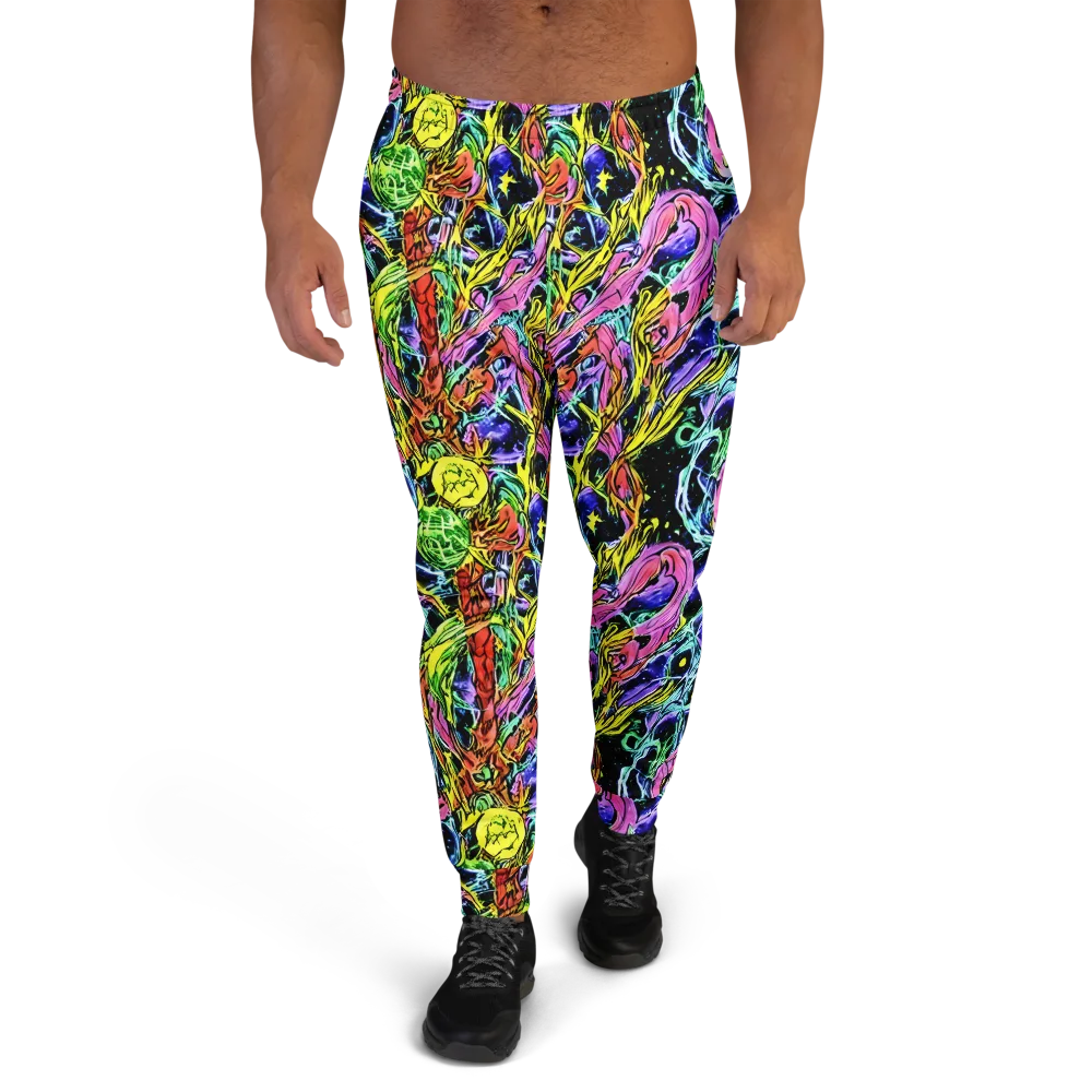 Astral Plumage on Men's Joggers — Front